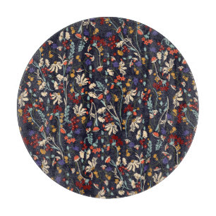 Tropical Floral: Random Botanical Vintage. Cutting Board