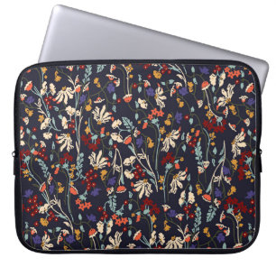 Tropical Floral: Random Botanical Vintage. Laptop Sleeve