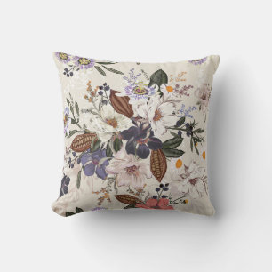 Tropical Floral Symphony Cushion