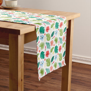 Tropical Floral Table Runner