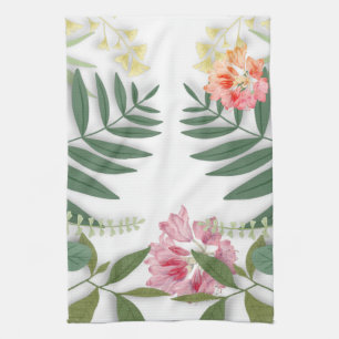 Tropical Floral Tea Towel