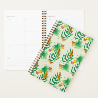 Tropical Floral Tiger Planner