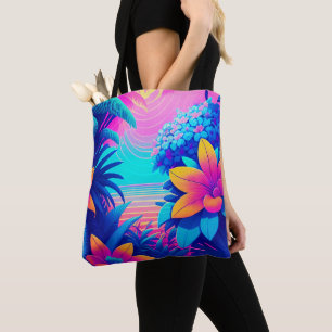 Tropical Floral  Tote Bag