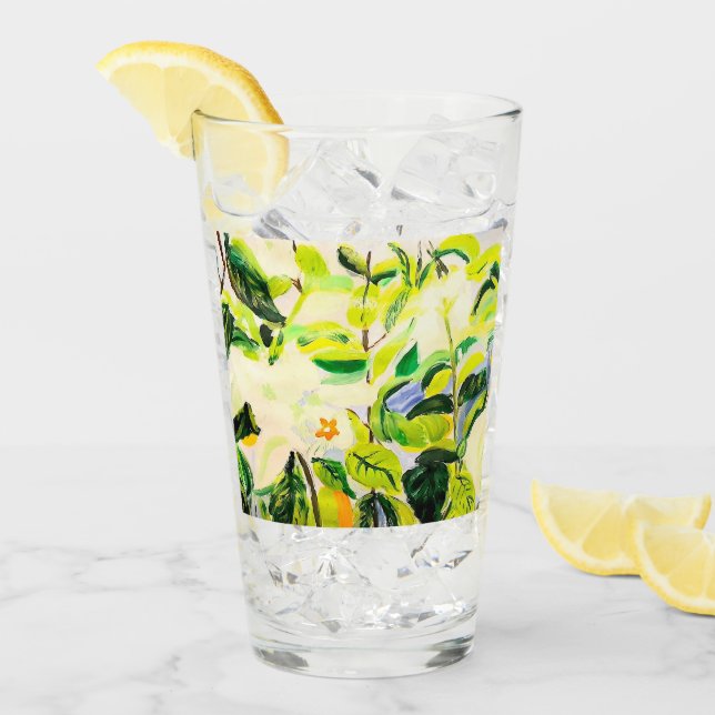 Tropical Floral Tumbler (Front Ice)
