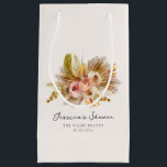 Tropical Floral Vintage Bridal Shower Small Gift Bag<br><div class="desc">This gorgeous design features a tropical vintage style theme.</div>