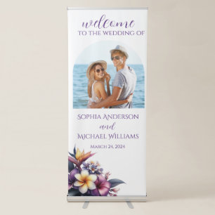 Tropical Floral- Wedding Photo Sign