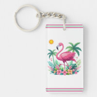 Tropical/Florida pink flamingo