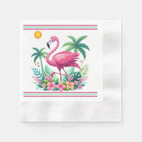 Tropical/Florida pink flamingo