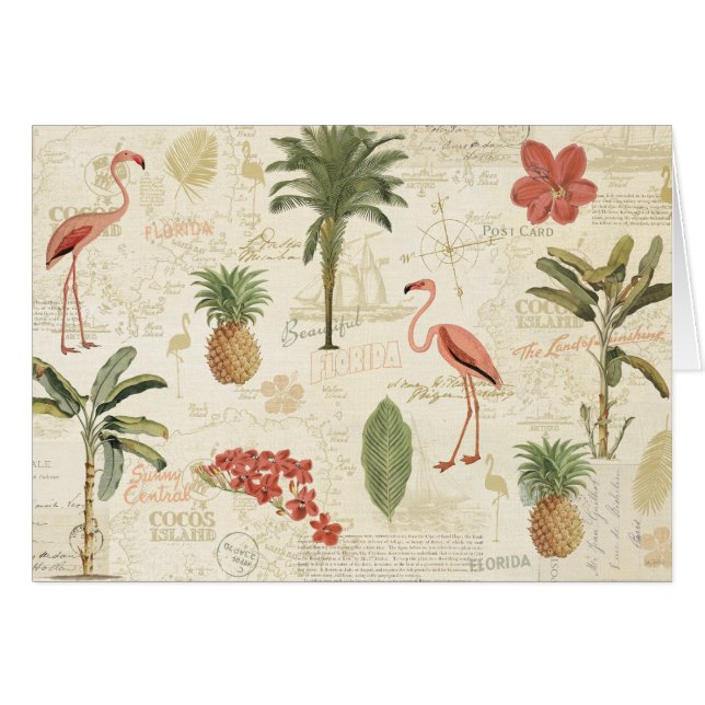 Tropical Floridian Pattern (Front Horizontal)