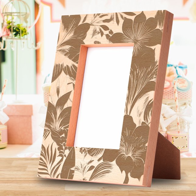Tropical flower and Leave Pattern Etched Frames (Creator Uploaded)