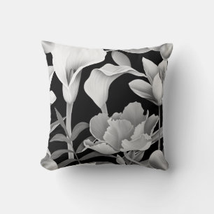 Tropical Flower Leaf: Seamless Pattern Cushion