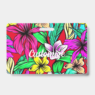 Tropical Flower Mix Thunder_Cove ID Badge