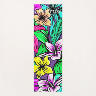 Tropical Flower Mix Thunder_Cove Yoga Mat