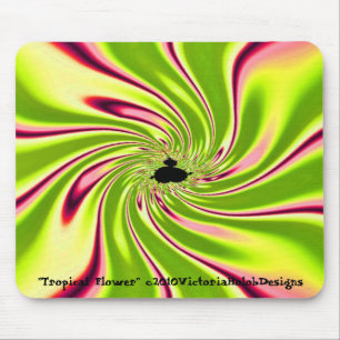 "Tropical Flower" Mouse Mat
