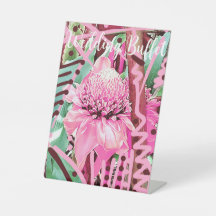 Tropical Flower of Life Wedding Buffet 