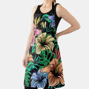 Tropical Flowers Apron