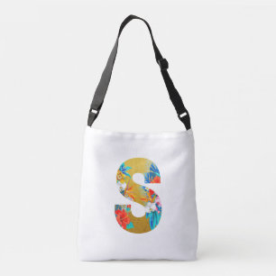 Tropical Flowers Bridal Party Gifts Bridesmaid Mum Crossbody Bag