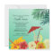 Tropical Flowers Bridal Shower Invitation