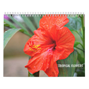 Tropical Flowers Calendar