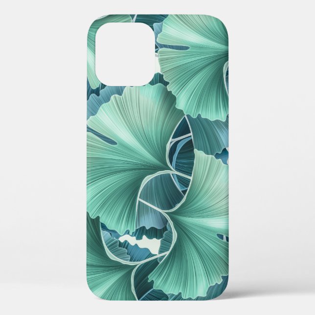 Tropical flowers, leaves, seamless background Case-Mate iPhone case (Back)