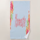 Tropical Flowers Namaste Yoga Mat