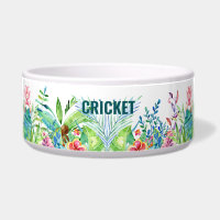 Tropical flowers Personalised Name