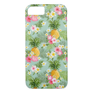 Tropical Flowers & Pineapples iPhone 8/7 Case