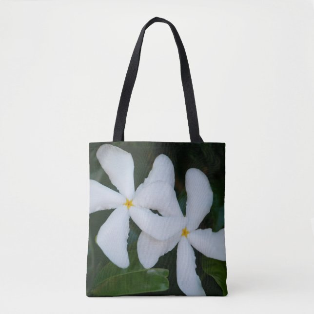 Tropical Flowers Tote Bag (Front)