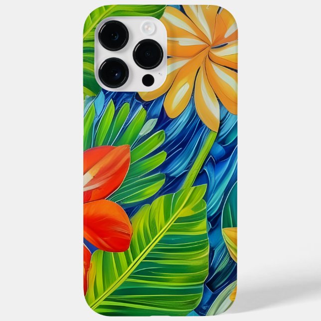 Tropical Flowers Two Case-Mate iPhone Case (Back)