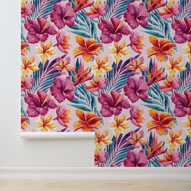 Tropical Flowers Wallpaper (Application)