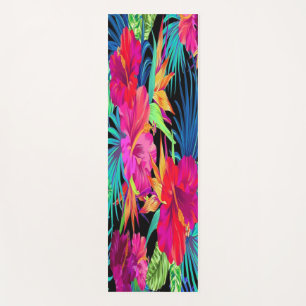 Tropical Flowers Yoga Mat