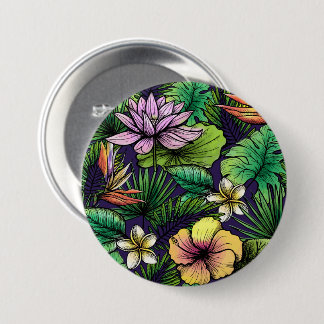 Tropical flowery Badge
