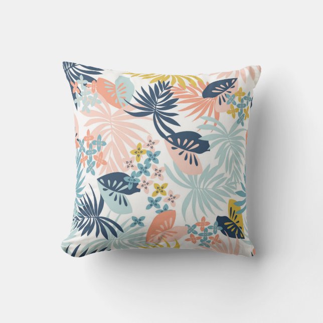 Tropical Foliage Bliss Cushion (Front)