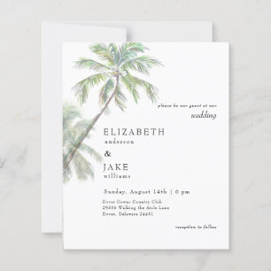 Tropical Foliage Budget Palm Tree II Wedding