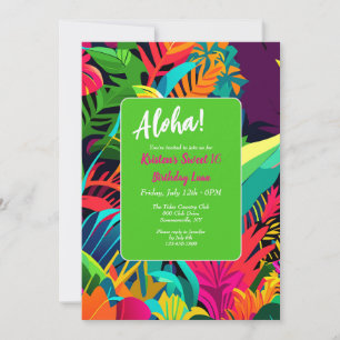 Tropical Foliage Invitation