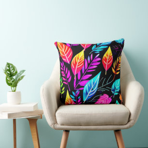 Tropical Foliage: Leaf Art Cushion