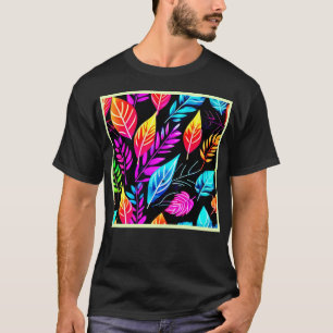 Tropical Foliage: Leaf Art T-Shirt