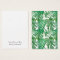 Tropical Foliage Leaves Custom Earring Card