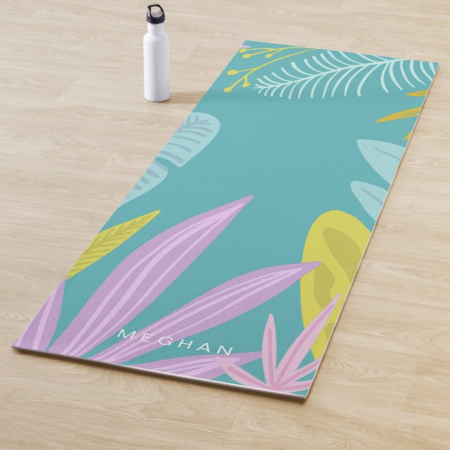 Tropical Foliage | Monogram Yoga Mat (In Situ)