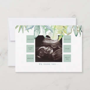 Tropical Foliage Ultrasound Thank You