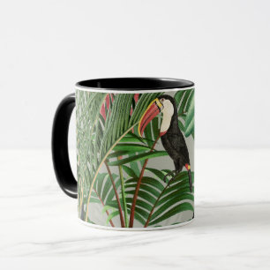 Tropical Forest & Colourful Birds Mug