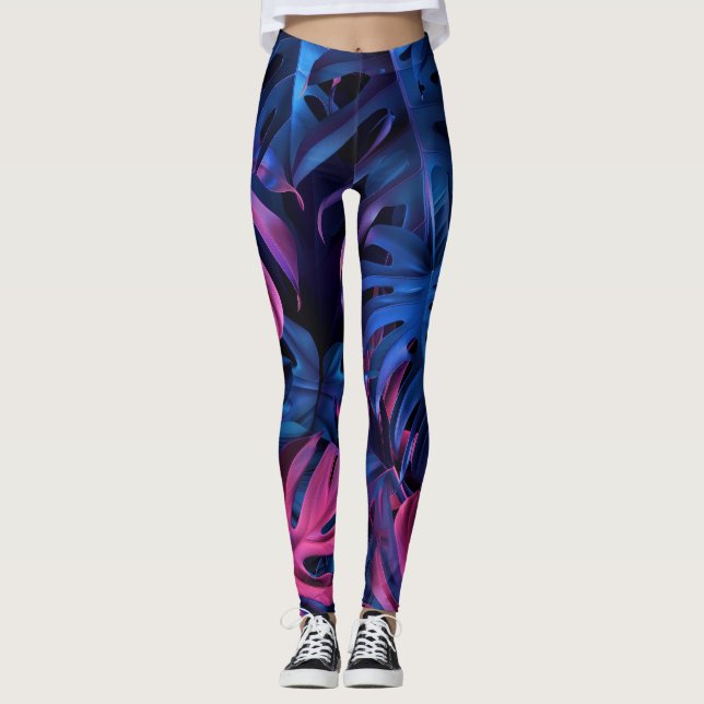 Tropical Forest Leggings (Front)