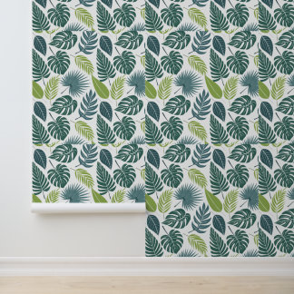 Tropical Forest Oasis Wallpaper