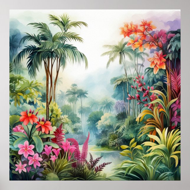 Tropical Forest Poster (Front)