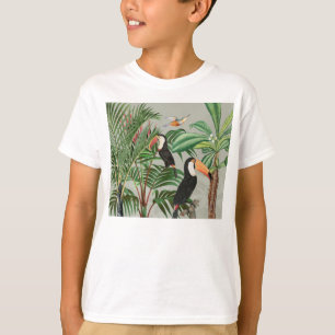 Tropical Forest & Toucan Birds T-Shirt