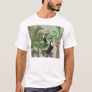 Tropical Forest & Toucan Birds T-Shirt