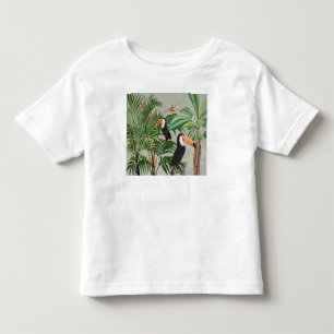 Tropical Forest & Toucan Birds Toddler T-Shirt