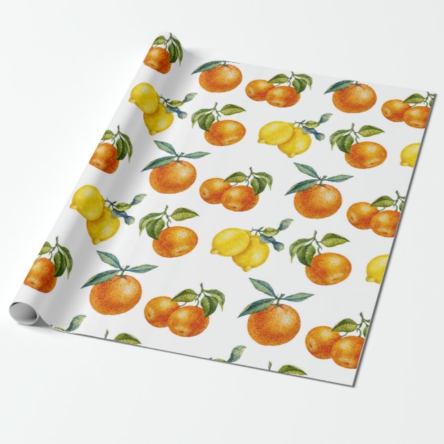 Tropical Forest Wrapping Paper (Unrolled)