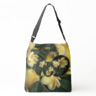 Tropical Frangipani Design Over Shoulder Tote Bag