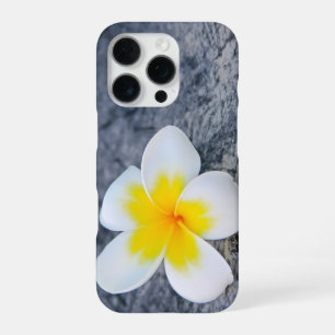 Tropical Frangipani Floral Photography iPhone 16 Pro Case